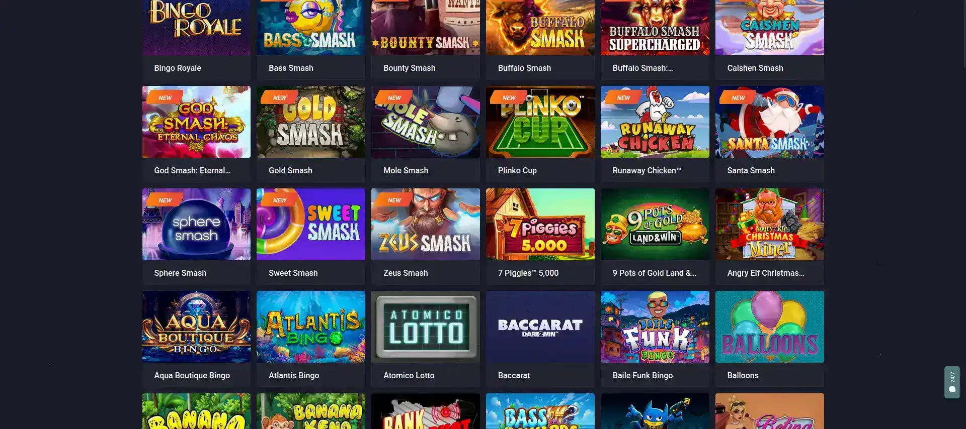 Интерфейс казино Матрешка на экране ноутбука